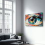 Wallity Pintura Decorativa de Vidrio Templado Multicolor 46 x 72 cm